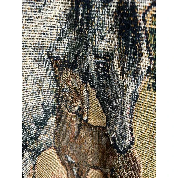 Sugar Street Weavers Vintage Cardigan Sweater XL Horse Tapestry EUC - Picture 14 of 16